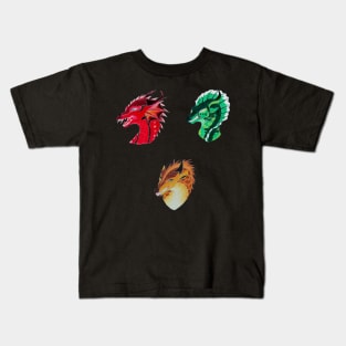 Angry Trio Sticker Pack Kids T-Shirt